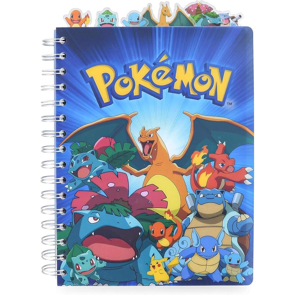 Pokemon Kanto Starters Evolutions Tab Journal 144 Sheets